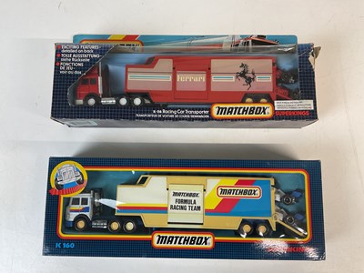 Lot 259 - MATCHBOX SUPERKINGS; two Iveco K116 and K-160...