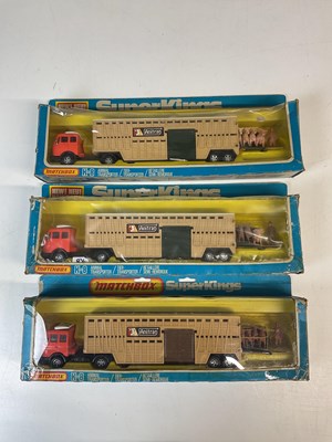 Lot 221 - MATCHBOX SUPERKINGS; three K-8 Mercedes Benz...