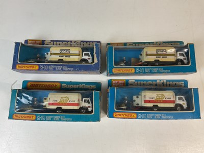 Lot 260 - MATCHBOX SUPERKINGS; four K-19 security trucks,...