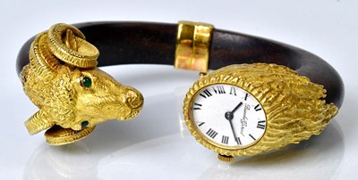 Lot 687 - GAY FRERES; a c.1970 18ct yellow gold Zodiac...