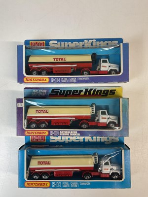 Lot 263 - MATCHBOX SUPERKINGS; three K-16 Ford Total...