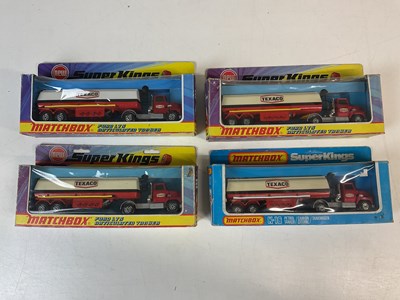 Lot 219 - MATCHBOX SUPERKINGS; four K-16 Ford Texaco...