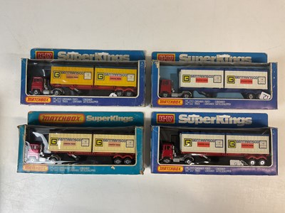 Lot 205 - MATCHBOX SUPERKINGS; four K-17 Scammell...