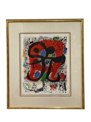 Lot 2208 - JOAN MIRÓ (Spanish, 1893-1983); a signed...