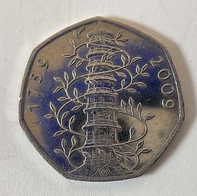 Lot 1180 - A 2009 circulated Kew Gardens 50p.
