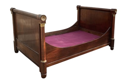 Lot 13 - A 19th century French Empire mahogany,...