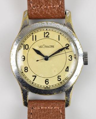 Lot 476 - LE COULTRE; a vintage 1940s Royal Air Force...