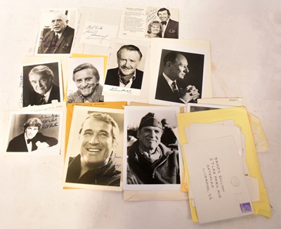 Lot 692 - A collection of autographs from female stars...