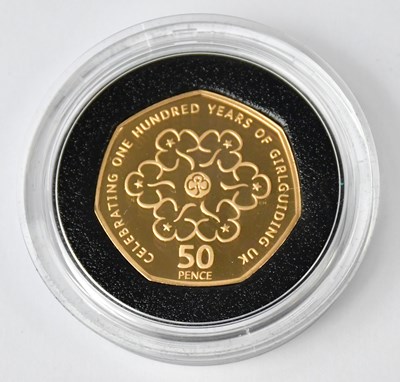 Lot 758 - ROYAL MINT; a gold proof commemorative 50p...