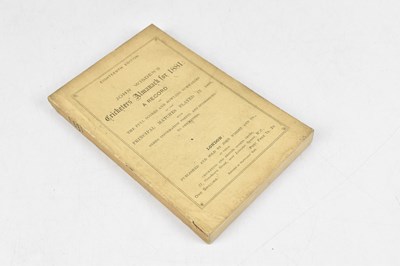 Lot 269 - WISDEN; JOHN WISDEN’S CRICKETERS' ALMANACK FOR...