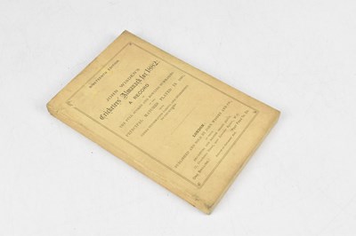 Lot 270 - WISDEN; JOHN WISDEN’S CRICKETERS' ALMANACK FOR...