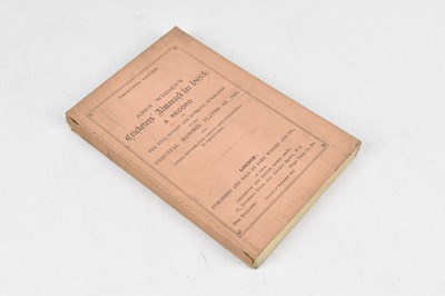 Lot 271 - WISDEN; JOHN WISDEN’S CRICKETERS' ALMANACK FOR...