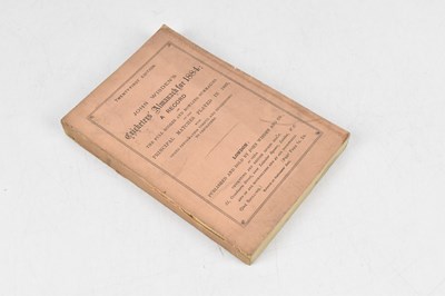 Lot 272 - WISDEN; JOHN WISDEN’S CRICKETERS' ALMANACK FOR...