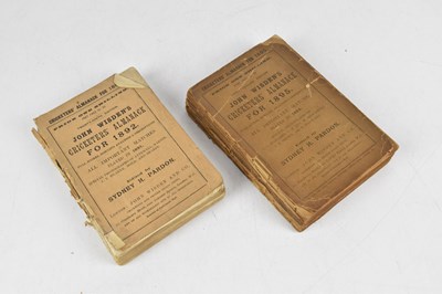 Lot 278 - WISDEN; JOHN WISDEN’S CRICKETERS' ALMANACK FOR...