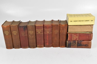 Lot 287 - WISDEN; JOHN WISDEN’S CRICKETERS' ALMANACK FOR...