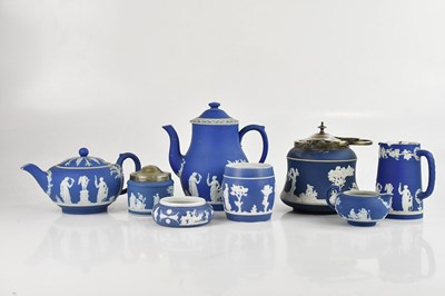 Lot 1898 - WEDGWOOD; a collection of jasperware...