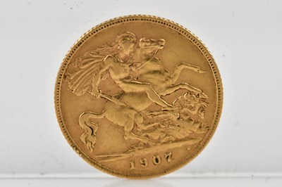 Lot 1093 - An Edward VII half sovereign, 1907.