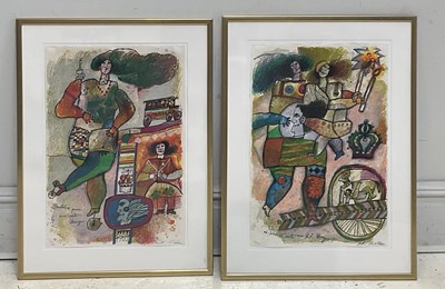 Lot 537 - THEO TOBIASSE (1927-2012); two pencil signed...