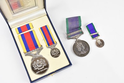 Lot 1268 - An Elizabeth II General Service Medal, awarded...