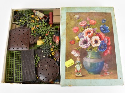 Lot 370 - BRITAINS; various garden themed painted lead...