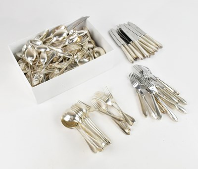 Lot 451 - A large quantity of silver plated cutlery.