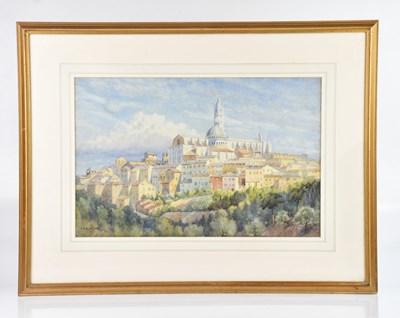 Lot 1096 - E H BURT-SMITH; watercolour 'Santa Maria della...