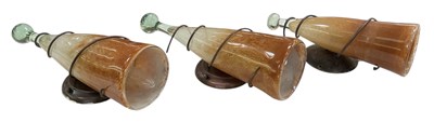 Lot 69 - A set of three mid century Murano style art...
