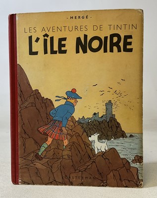 Lot 2172 - HERGE; Les Adventures de Tintin L'ile Noire,...