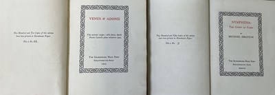 Lot 2175 - THE SHAKESPEARE HEAD PRESS; two books by the...
