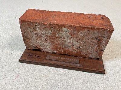 Lot 2403 - THE GREAT TRAIN ROBBERY, RONNIE BIGGS; a brick...