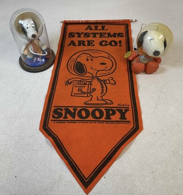 Lot 2419 - NASA Memorabilia; a rare McDonalds 2000 Snoopy,...