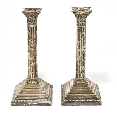 Lot 2161 - MARK WILLIS; a pair of Victorian hallmarked...
