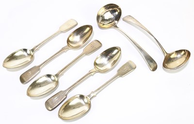 Lot 2061 - GEORGE ALDWINCKLE; five Victorian hallmarked...
