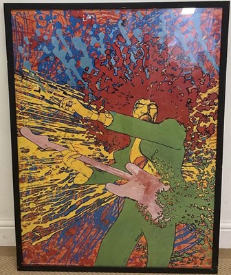 Lot 2580 - An original and rare psychedelic poster,...