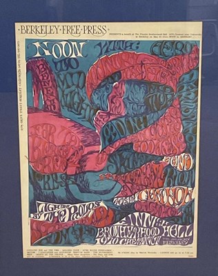 Lot 2589 - An original poster, Berkeley Free Press, a...
