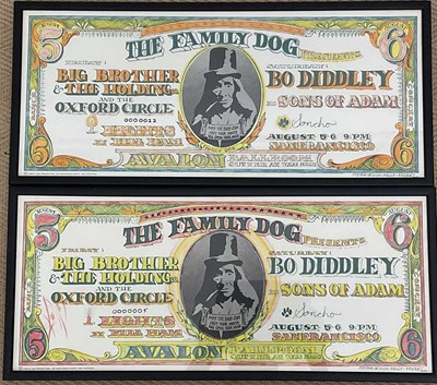 Lot 2598 - A pair of posters, 'The Family Dog Presenting...