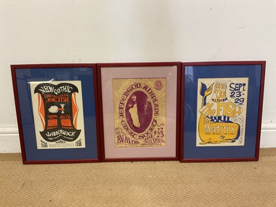 Lot 2601 - Three original concert flyers, two for Country...