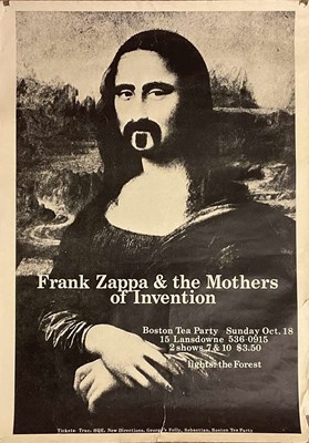 Lot 2603 - An original poster, 'Frank Zappa & The Mothers...