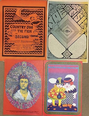 Lot 2615 - Four posters; Country Joe and the Fish being a...
