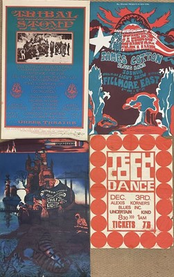 Lot 2620 - Four posters; Mothers of Invention Fillmore...