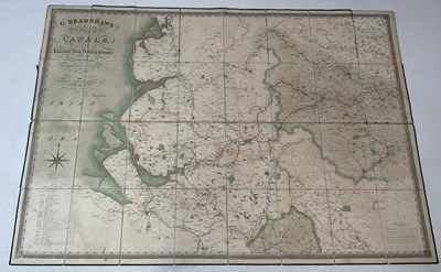Lot 2237 - G. BRADSHAW; a Map of the Canals situated in...