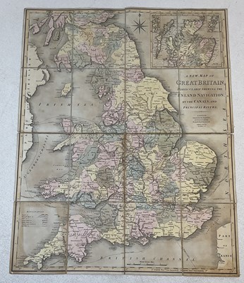 Lot 2320 - A New Map of Great Britain; particularly...