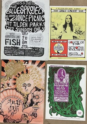 Lot 2623 - Four posters; Friends & Lovers of the Blues...