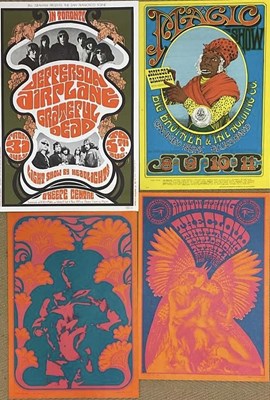 Lot 2628 - Four posters; Jefferson Airplane and the...