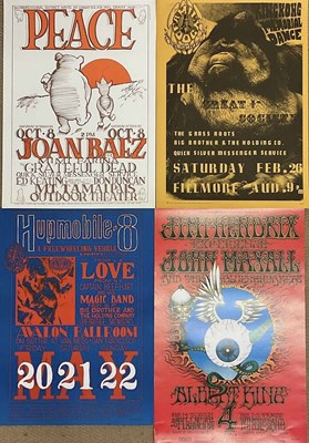 Lot 2629 - Four posters; Peace featuring the Grateful...