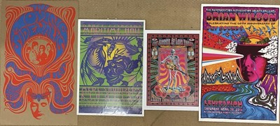 Lot 2633 - Four posters; The Moving Sidewalks Carson...