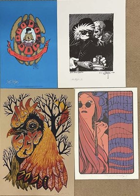 Lot 2634 - Four signed posters; The Black Keys, numbered...