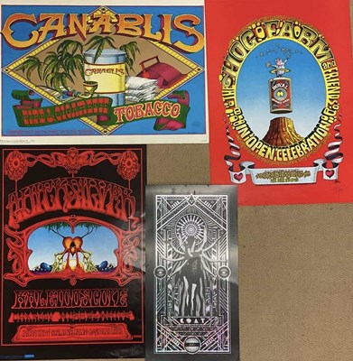 Lot 2642 - Four posters; three signed by Rick Griffin,...