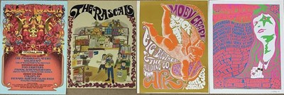 Lot 2644 - Four posters; The Rascals, 56 x 43cm, Moby...