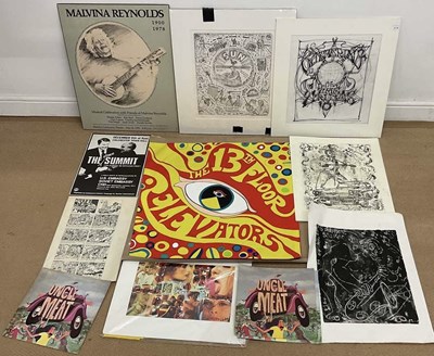 Lot 2658 - A group of various artwork including a signed...